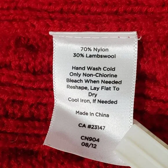 Talbots Petite Sz 1X Cardigan Cable Knit Open Front Lambswool Blend Sweater Cozy - Picture 8 of 11